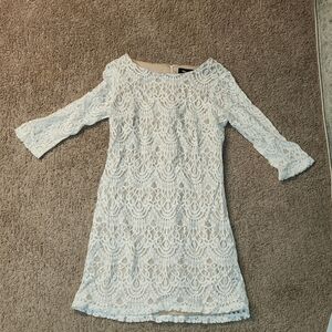 R&N Studio Lace Overlay Dress